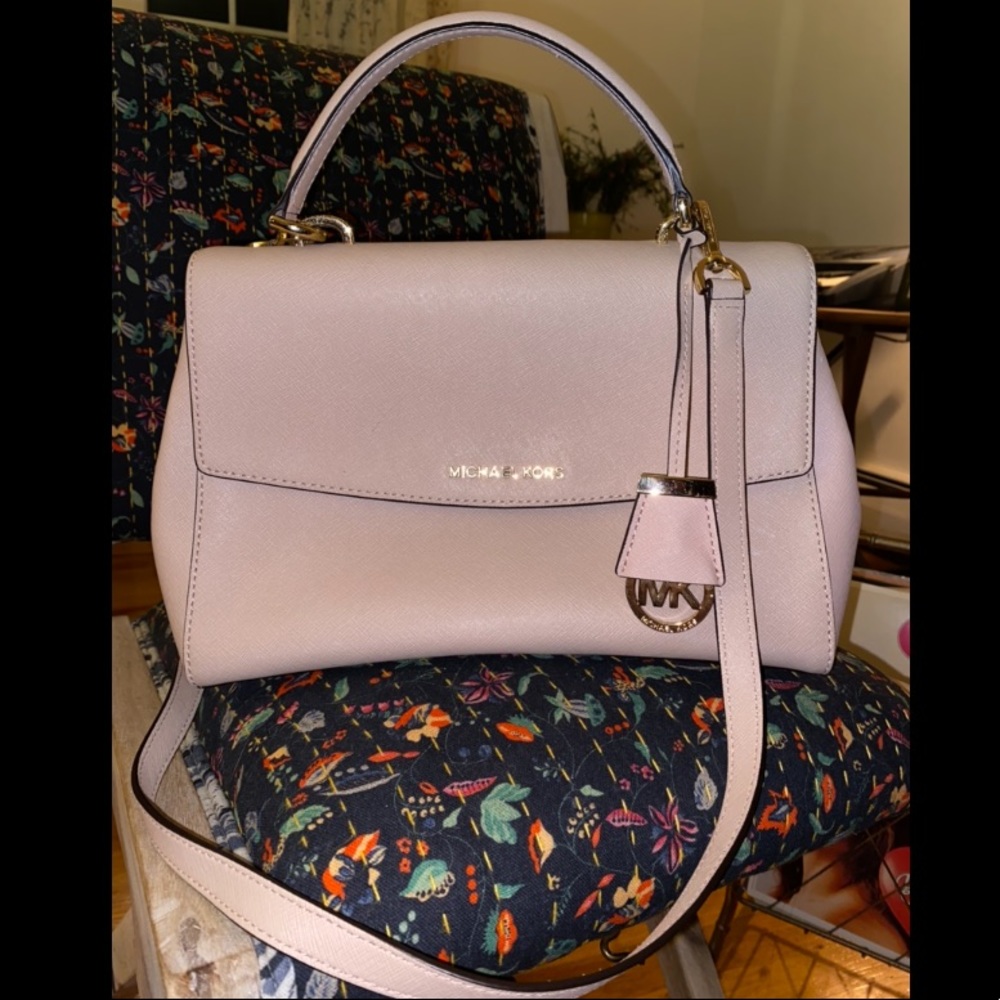 Pale Pink Michael Kors Ava Handbag
